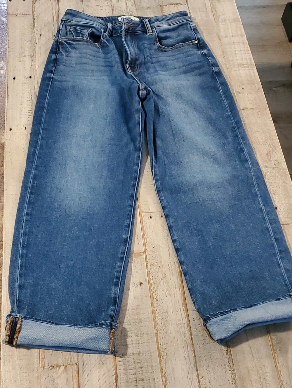 Classic Blue Ankle-Length Women's Jeans